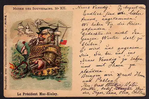 76050 AK Le President Mac Kinley Musee des Souverains No. XII. Sankt Petersburg