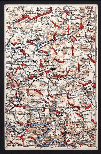 74993 AK Landkarten AK Hauschtings ähnlich Wona Stolpen Hohstein Wehlen ...