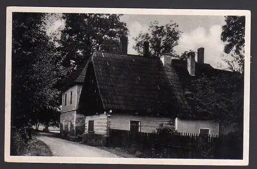 70616 AK Ratiborschütz Ratiborice um 1935 Haus Straße