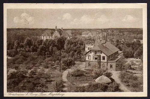 70715 AK Friedensau b. Burg Bez. Magdeburg 1921