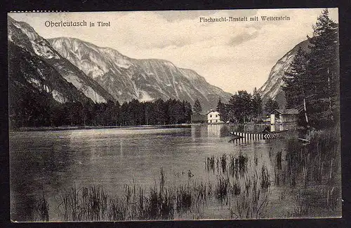 69396 AK Oberleutasch Tirol Fischzucht Anstalt Gasthof