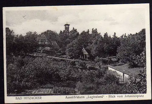 68600 AK Hitzacker Aussichtsturm Luginsland 1932