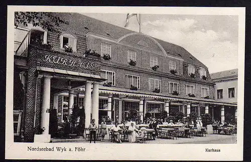 68687 AK Wyk auf Föhr Kurhaus Vollbild Biergarten