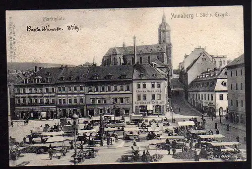 67283 AK Annaberg Eisenhandlun Zeidler Markt Markttag