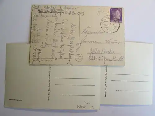 62057 3 AK Leitmeritz a. Elbe Sudetengau Ring Concordia Versicherung 1942