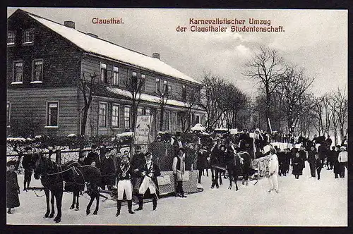 49636 AK Clausthal Karneval Umzug Studentika Studenten