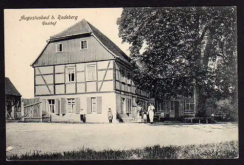 48593 AK Augustusbad bei Radeberg Gasthof um 1910