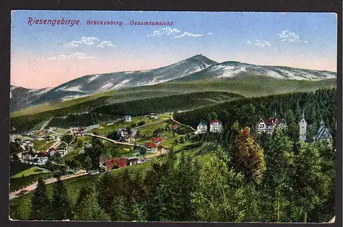 49051 AK Riesengebirge Brückenberg Feldpost Hirschberg 1916