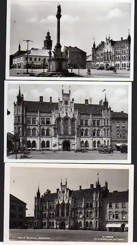 49571 3 AK Novy Bydzov Neubydzow Neubidschow Marktplatz Rathaus