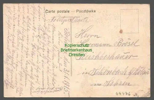 44476 AK Lodz Lodsch Dzielnastrasse ulica Dzielna 1915