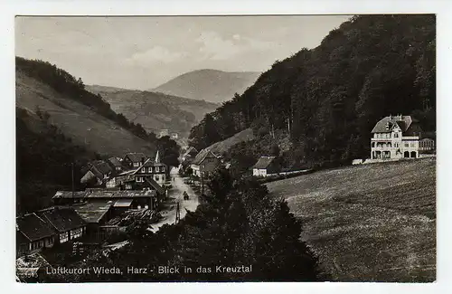 43056 AK Wieda 1933  Luftkurort Harz Blick ins Kreuztal