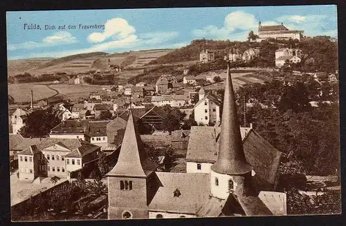 41612 AK Fulda Blick Frauenberg Kirche Burg