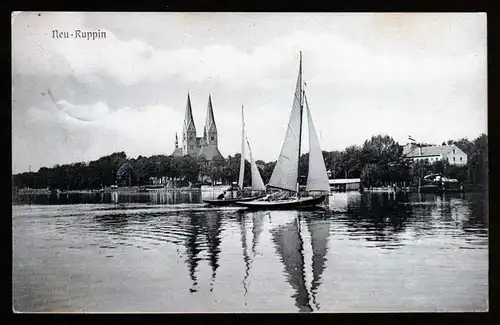 41314 AK Neu Ruppin 1912 See Segelschiff Schiff Boot