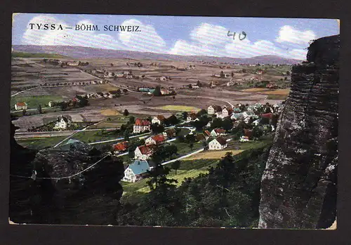 27683 AK Tyssa Böhm. Schweiz Tisá Tissa 1915