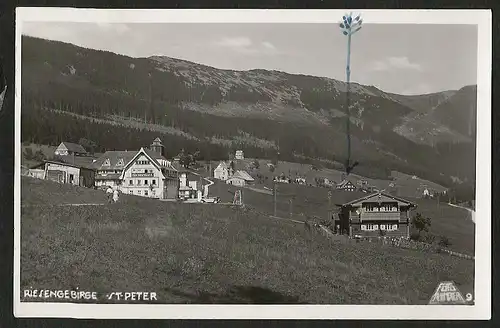 25585 AK Riesengebirge St. Peter Haus Buchberger, gelaufen 1941