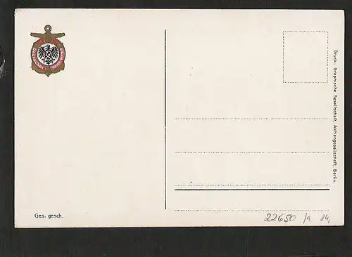 22650 AK Provinzialverband Posen des Deutschen Flottenvereins Graph Gesellschaft