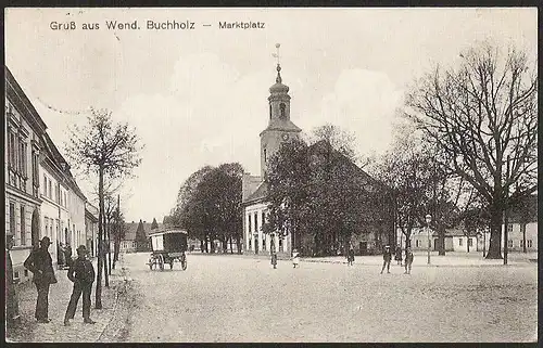 23161 AK Wendisch Buchholz Marktplatz 1914, gelaufen