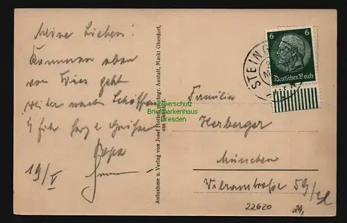 22620 AK Steingaden Wieskirche Welfenmünster 1934 Kr. Weilheim-Schongau