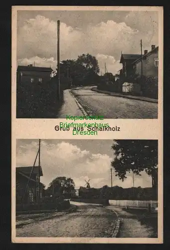 145152 AK Schalkholz Dorfstraße Windmühle Mole 1937 Landpoststempel über Heide