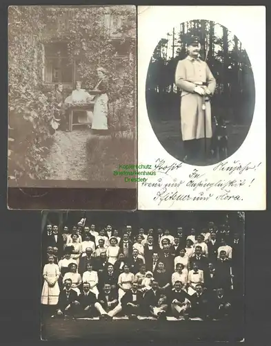 142154 3 AK Fotokarten Tarnowitz Tarnowskie Gory 1912 1913 1915