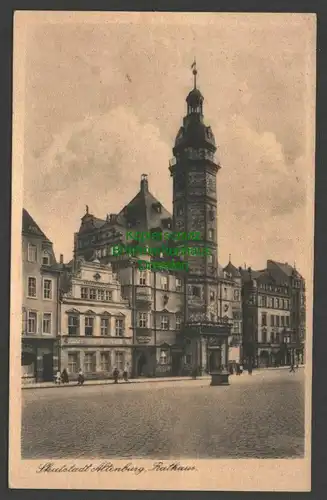 140941 AK Skatstadt Altenburg Rathaus um 1935