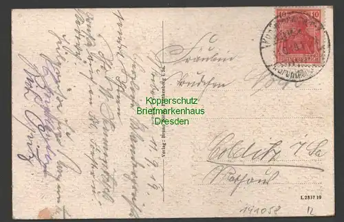141058 AK Natzschungtal Lochmühle Erzgebirge 1919