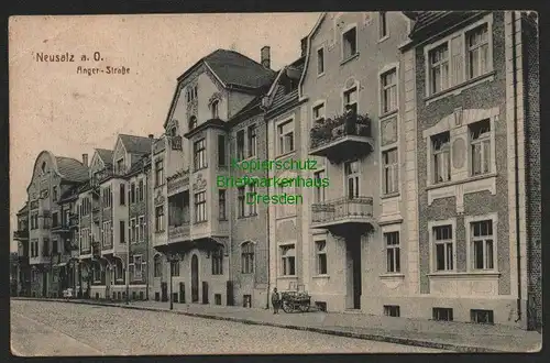 140732 AK Neusalz an der Oder Nowa Sol 1926 Anger Straße