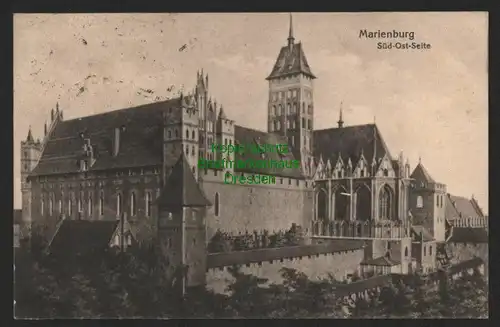 140771 AK Marienburg Westpr. Malbork Süd-Ost-Seite 1923