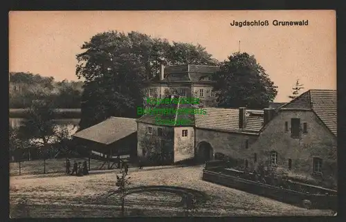 140326 AK Berlin Jagdschloss Grunewald um 1920