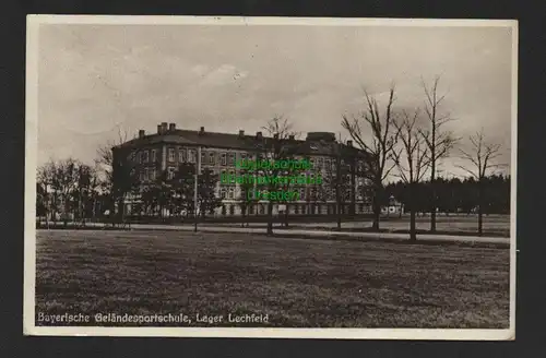 139919 AK Lager Lechfeld bayerische Geländesportschule 1933