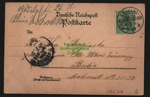 135216 AK Leipzig Kleinzschocher 1902 Schulstrasse