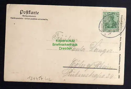 131457 AK Friedberg Hessen Kaiserstraße 1902