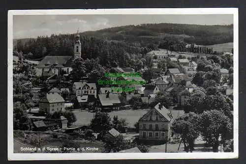 128211 AK Sohland an der Spree 1939 Partie an der Kirche Lausitzer Gebirge