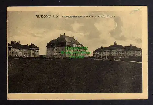 128450 AK Arnsdorf i. Sa. Frauenabteilung der Landesanstalt 1913