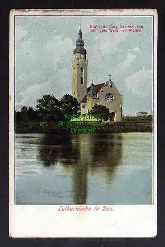 128131 AK Dux Lutherkirche 1906 Duchcov