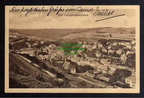 124699 AK Bad Schwalbach Langenschwalbach Panorama 1919