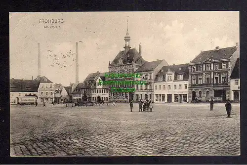 123963 AK Frohburg Marktplatz Apotheke Kräutergewölbe Kolonialwaren 1925