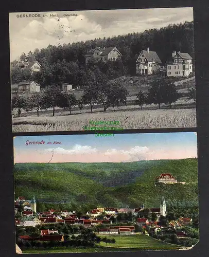 122596 2 AK Gernrode am Harz 1918 Osterhöhe Feldpos