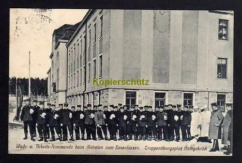 120244 AK Truppenübungsplatz Königsbrück 1913 Wach- und Arbeitskommando