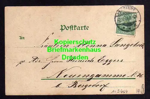 119464 AK Oliva Carlsberg Danzig 1901