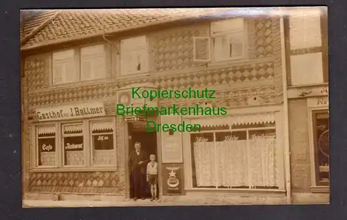 119674 AK Gasthof J. Battner Fotokarte zum grünen Kranze