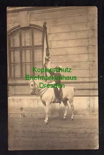 117327 AK Olmütz Olomouc 1901 Fotokarte Fahnenjunker des Olmützer Turnvereins be
