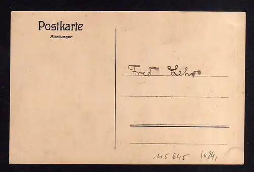 115645 AK Mannheim 1913 Lessingschule Einjähriges Studentika Künstlerkarte
