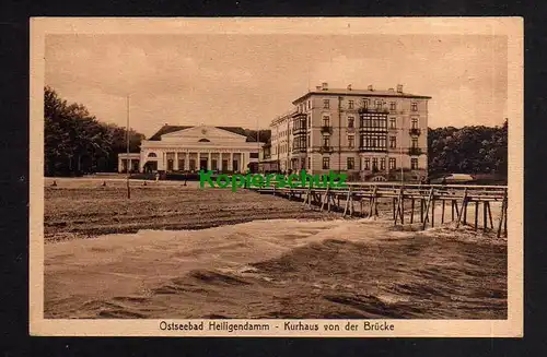 114113 AK Heiligendamm Kurhaus von der Brücke um 1930