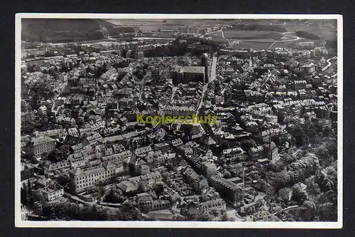 113960 AK Annaberg Erzgebirge um 1935 Luftbild Fliegeraufnahme Fotokarte Junkers