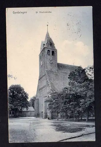 113405 AK Gardelegen 1912 St. Nicolaikirche