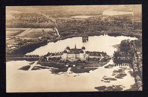 106662 AK Schloss Moritzburg Luftbild um 1930