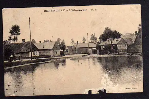 92533 AK Bernoville L´Abreuvoir P.D. 1914 Feldpost No. 37