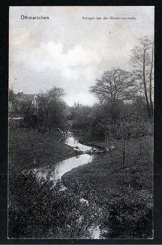 82747 AK Hamburg Othmarschen Anlagen an der Walderseestraße 1914