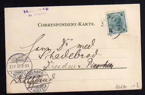 82690 AK Keilberg Unterkunftshaus Aussichtsturm 1902 Klinovec